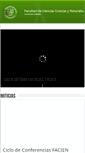 Mobile Screenshot of facien.udenar.edu.co